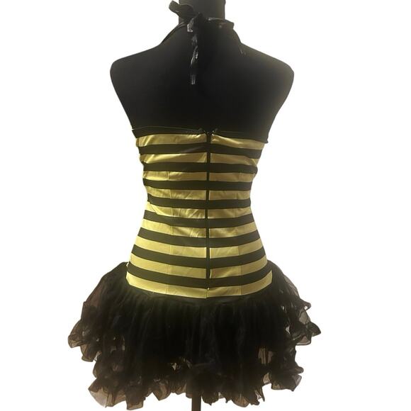 Leg Avenue Daisy Bee Costume - Black and Yellow - Picture 3 of 11